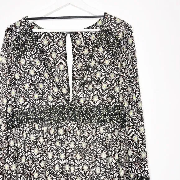 FREE PEOPLE Rolling Hills Bell Sleeve Tunic Top  - Picture 4 of 11